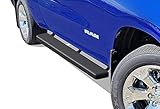 APS 6in Black Stainless Steel Running Boards Compatible with Dodge Ram 1500 Crew Cab 19-26