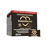ANDREW LESSMAN ChocoNuvo 91% Cacao 180 Pieces - Organic Fair Trade Extreme Dark Chocolate. Beneficial Plant Sterols to Promote Healthy Cholesterol Balance. 26 Calorie Squares, Low Fat, Low Sugar