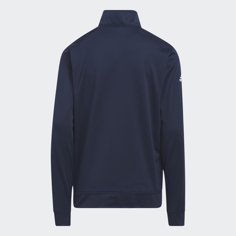 adidas Sweter chłopięcy wrzosowy z zamkiem