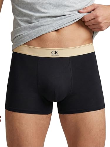 Image of CK INNERWEAR Men's Modal Cotton Stretch Trunks | Ultra-Soft Breathable Underwear with 4-Way Stretch, Anti-Odour & No Ride-Up Fit | Premium Waistband | Underwear for Men | Pack of 1 /2 /4 | S-XXL