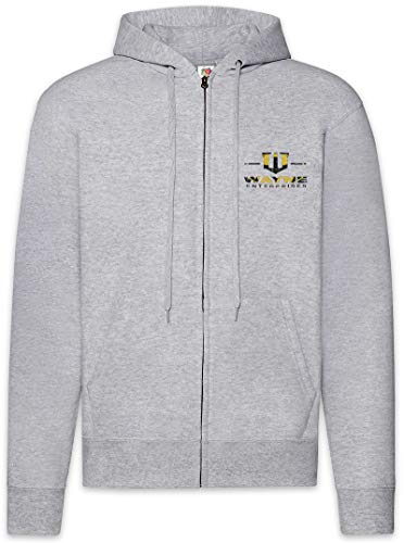 Sweat à capuche Wayne Enterprises Urban Backwoods noir pour homme avec fermeture éclair