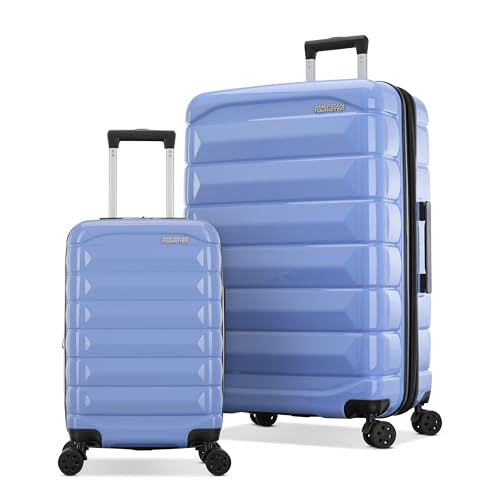 Image of American Tourister Kontour 2-Piece Luggage Set - Carry-on & Large - Cornflower Blue