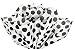Flexicore Packaging | Black Polka Dot Gift Wrap Tissue Paper | Size: 15 Inch X 20 Inch | Count: 10 Sheets | Color: Black| DIY Craft, Art, Wrapping, Decorations