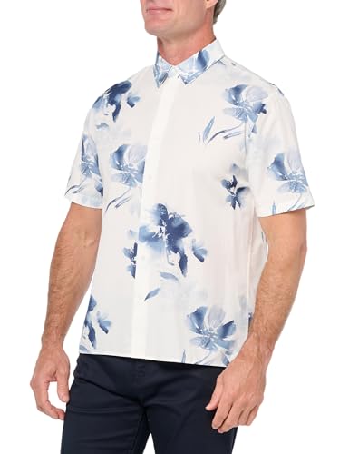 Vince Men's Faded Floral Short-Sleeve