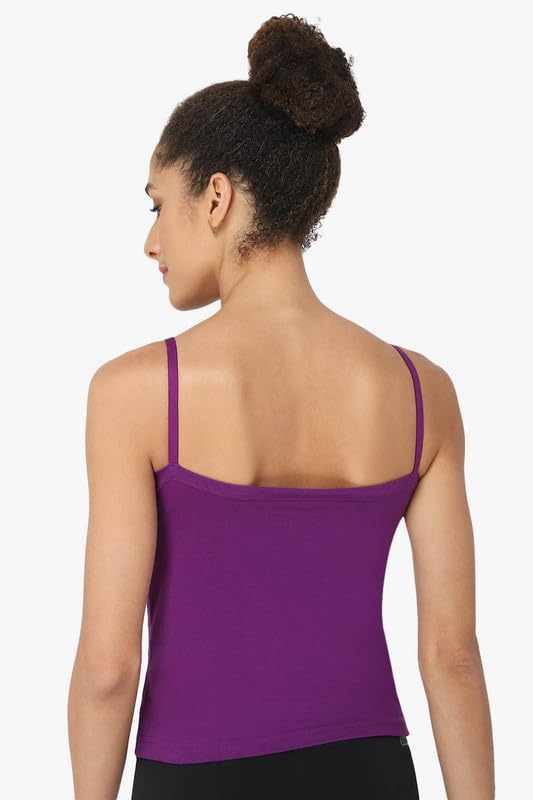 Image of Intimacy Cotton Camisole for Women with Adjustable Straps - Soft & Breathable Everyday Wear Slip for Women