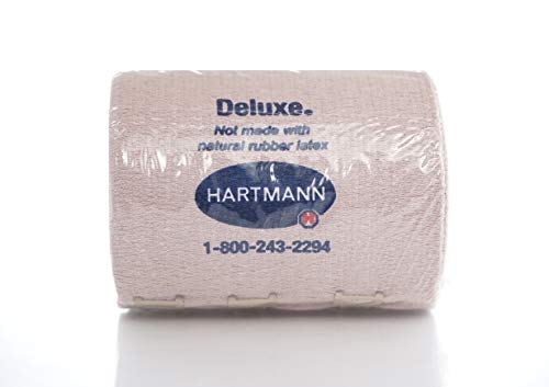 Bande de compression élastique sans latex Hartmann 10,2 cm brun clair