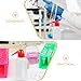Zerodeko 6pcs Plastic Lab Squeeze Bottles Precision Rinse Safety Wash Bottles Scale for Cleaning Industrial Household Use Portable