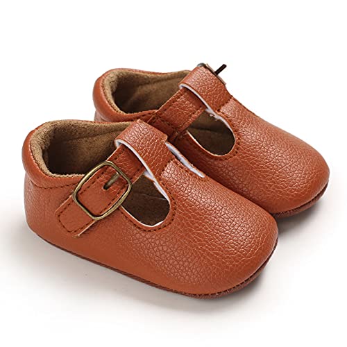 BigForest Infant Baby Eerste Wandelschoenen Jongens Meisjes Pu Anti-Slip Trainer Soft Rubber Sole Toddler First Walking… - Image 3
