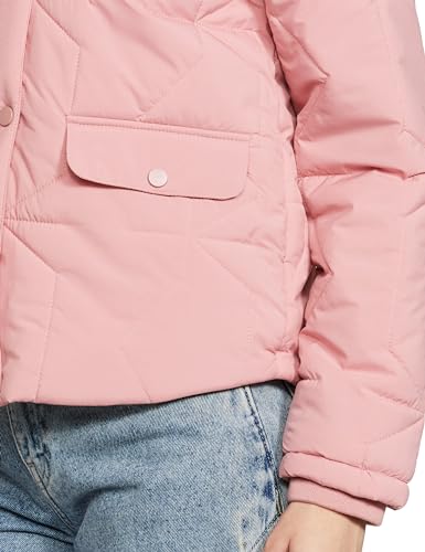 Image of Qube By Fort Collins Polyester, Standard Length Women's Quilted Bomber Jacket Stylish, Warm, And Cozy Winter Outerwear