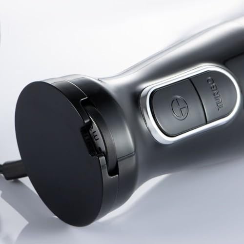 Batidora de Mano 5 en 1 de acero inoxidable Potente de 1500W 2 Modos de Velocidad Cuchillas de 4 Hojas Modos turbo, incluye Batidor, Espumador de leche, Picador de Alimentos de 500 ml y Vaso Medidor - imagen 5