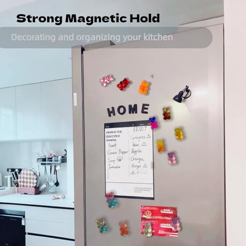 20 Imánes Decorativos de Oso de Resina Para Refrigerador miniatura 6