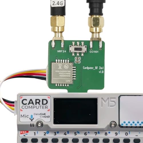CC1101 Module RF 2 en 1 433 MHz pour carte M5Stack Cardputer, pour Bruce Firmware, intégration de l'interface Grove, avec antennes et câble de connexion