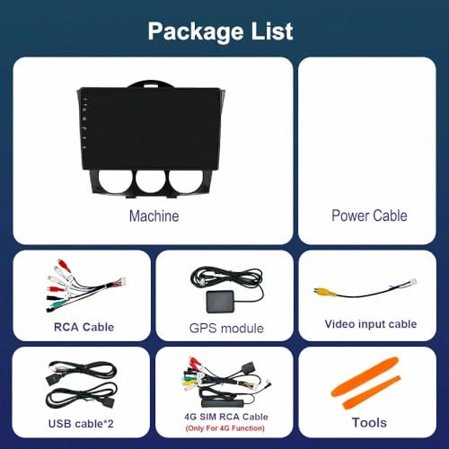 Navegador GPS para Mazda RX8 2004-2008 con Bluetooth y Mirrorlink Android 7