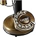 Antique Style Candlestick Phone Rotary Dial Telephone Corded Landline Old Fashion Vintage Home Décor