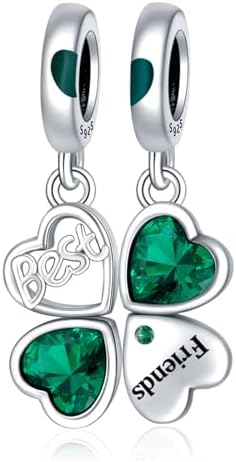 LaMenars Love Heart Mom Dangle Charm for Pandora Bracelet 925 Sterling Silver Love Bead Charms with Cubic Birthday Anniversary Jewelry Gifts for Women Girls Wife