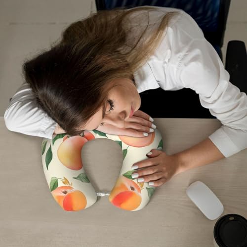 Almohada de espuma viscoelástica para viaje 30x25 cm miniatura 7