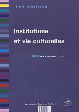 Télécharger Institutions et vie culturelles Francais PDF