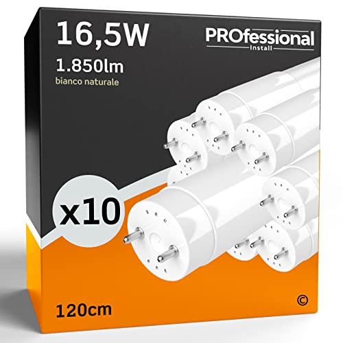 Realizzato in Nano Plastic, leggero e migliora la resa luminosa lasciando inalterate le caratteristiche dissipative. Copertura Opaca. Gamma Professionale Alta Efficienza Garanzia 5 Anni con vita utile di 25000 ore, il tubo può durare oltre 25 anni (uso giornaliero medio di 3 ore).