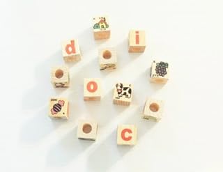 12 Large Activity Wood Blocks Bird Toy Parts Parrots 1 1/16