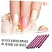 HAPINARY 6pcs Flower Nail Art Stamper Pen Dot Painting Tool for Creative Nail Designs Art Tools for Women for All Skill Levels
