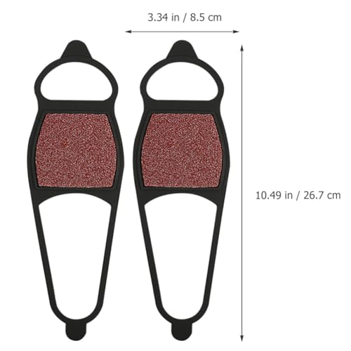 1 par de cubiertas de zapatos con arena rugosa para exteriores, antideslizantes para tracción en nieve y hielo, ajuste cómodo para senderismo, escalada y actividades al aire libre miniatura 5
