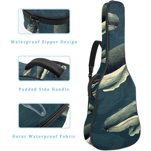 Housse de guitare électrique et basse avec crochet arrière pratique