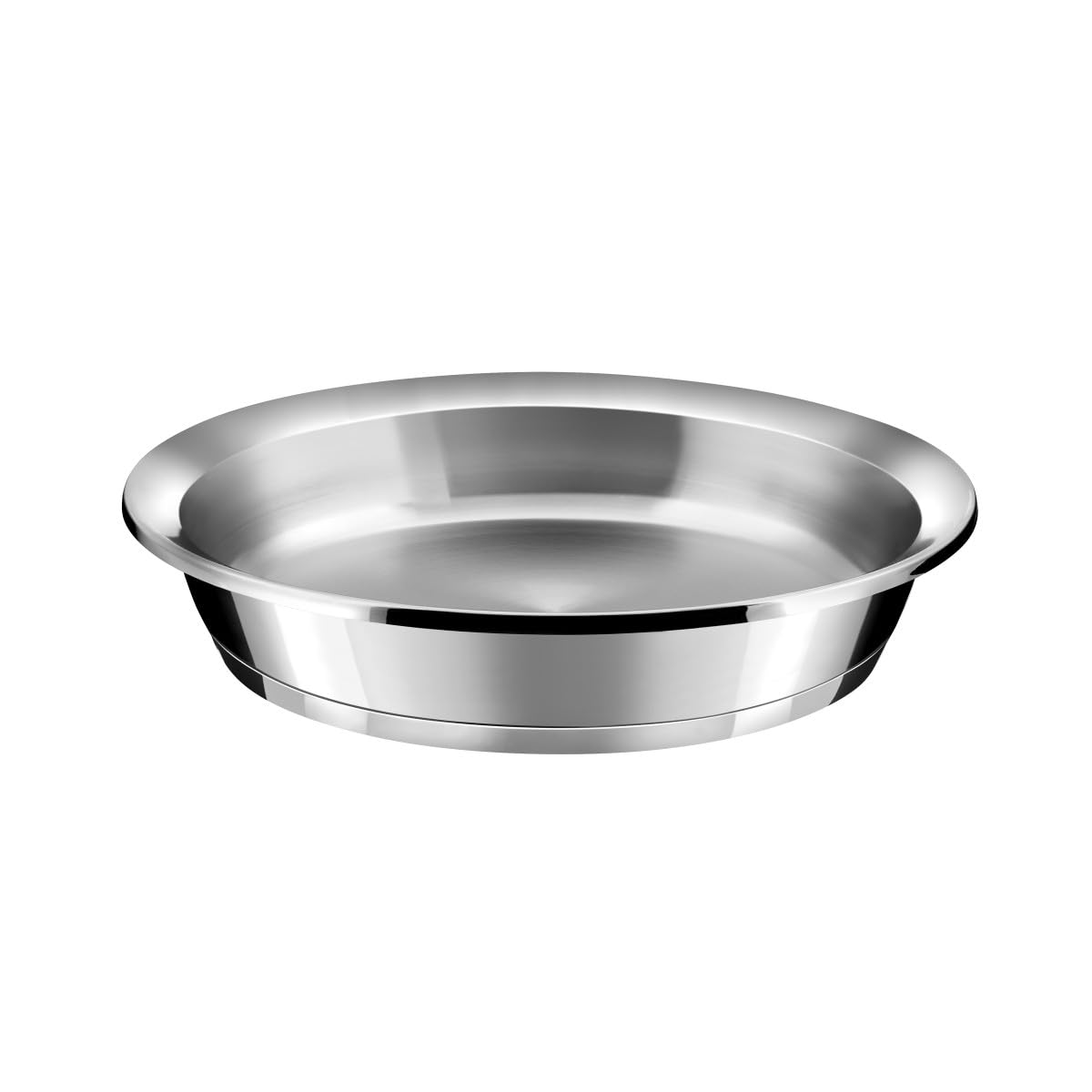 Cuisinox - Ycône - Poêle 24 cm tout inox avec poignée amovible - Fond thermo diffuseur - Compatible tous feux dont induction - Acier Inoxydable 18/1 - Finition miroir - Sans PFOA, PTFE, PFAS