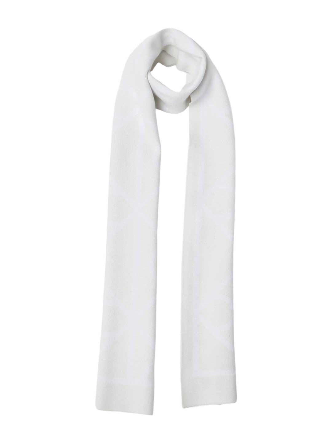 Logo beige viscose scarf-image-34