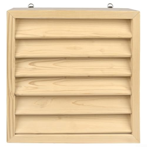 Paralume in legno per luci da sauna, dimensioni 28 x 22 cm, design elegante e facile montaggio alla finestra o all'angolo, compatibile con la maggior parte delle lampade da sauna