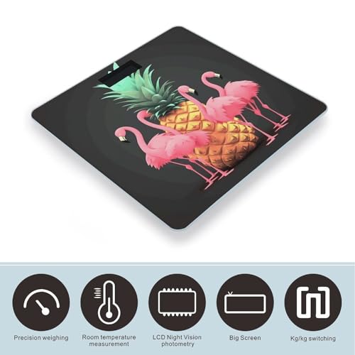 Báscula digital para peso corporal Pineapple Flamingos miniatura 3