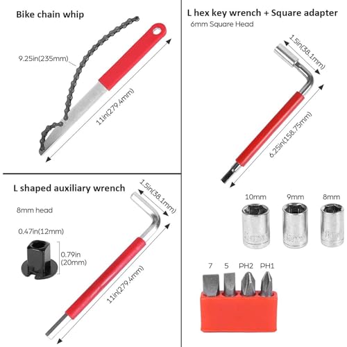 Recopilación y reviews de Kit herramientas bicicletas pinzas llaves dados Top diez. 15 Imagen adicional