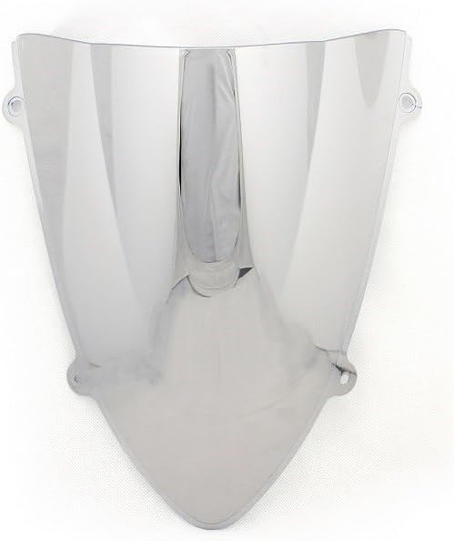 Wind Deflector Motorcycle Windscreen Screen Visor Double Bubble For Kawasaki For Ninja 250 For 250R For EX250R 2008 2009 2010 2011 2012 Motorcycle Windshield(Chrome)
