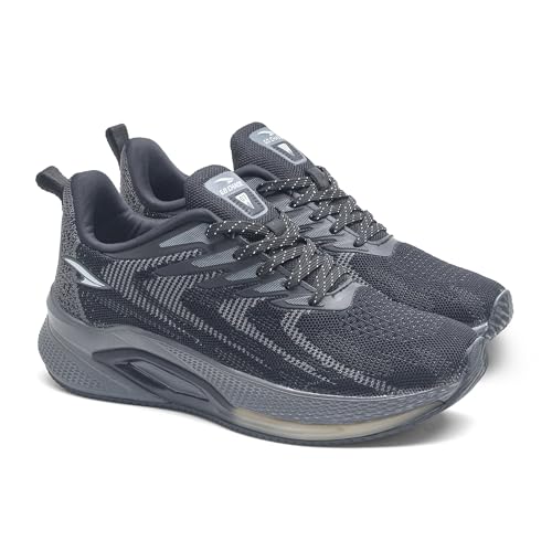 Image of ASIAN Powerplay-31 Men's Running Shoes | Wave-Tech Knit Upper with AeroFlow Side Panels | EVA Midsole | Fish-Scale Yarn | Stylish Athletic Sneakers