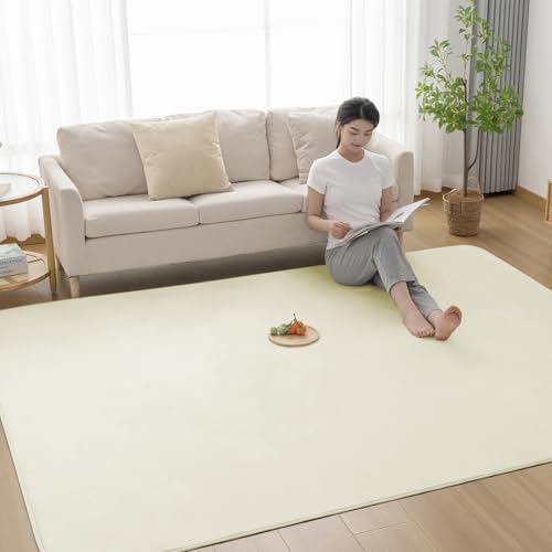 Matdeco �J�[�y�b�g ���O ���O�}�b�g����~�ߕt �􂦂� 200×300cm ��4.5�� �O�~ �h�_�j �R�� �h�L �I�[���V�[�Y�����K�Ɏg�p ���g�[ �z�b�g�J�[�y�b�g�Ή� �ӂ�ӂ픧�G�� �t�����l�����O ���n �A�C�{���[