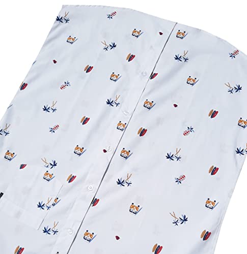 Image of Molokai Surf Button Down Slim Fit Hawaiian Short Sleeve Shirts