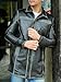 Jild Leather Car Coats for Men - 3/4 Length Trench Coat Style for Men’s Fashion Real Lambskin Leather Jacket Men (Bris-Rub-M)
