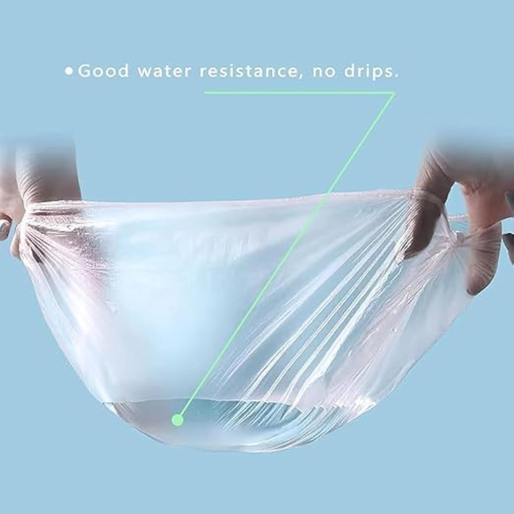 Reusable Waterproof Shower Caps for Women & Men, Pack of 50