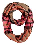 FRAAS Cashmink® Loop Schal - Plaid Kariert Für Damen & Herren - Wärmend & Hautfreundlich - Weicher Als Kaschmir - Made In Germany - 60x78cm Rabbit