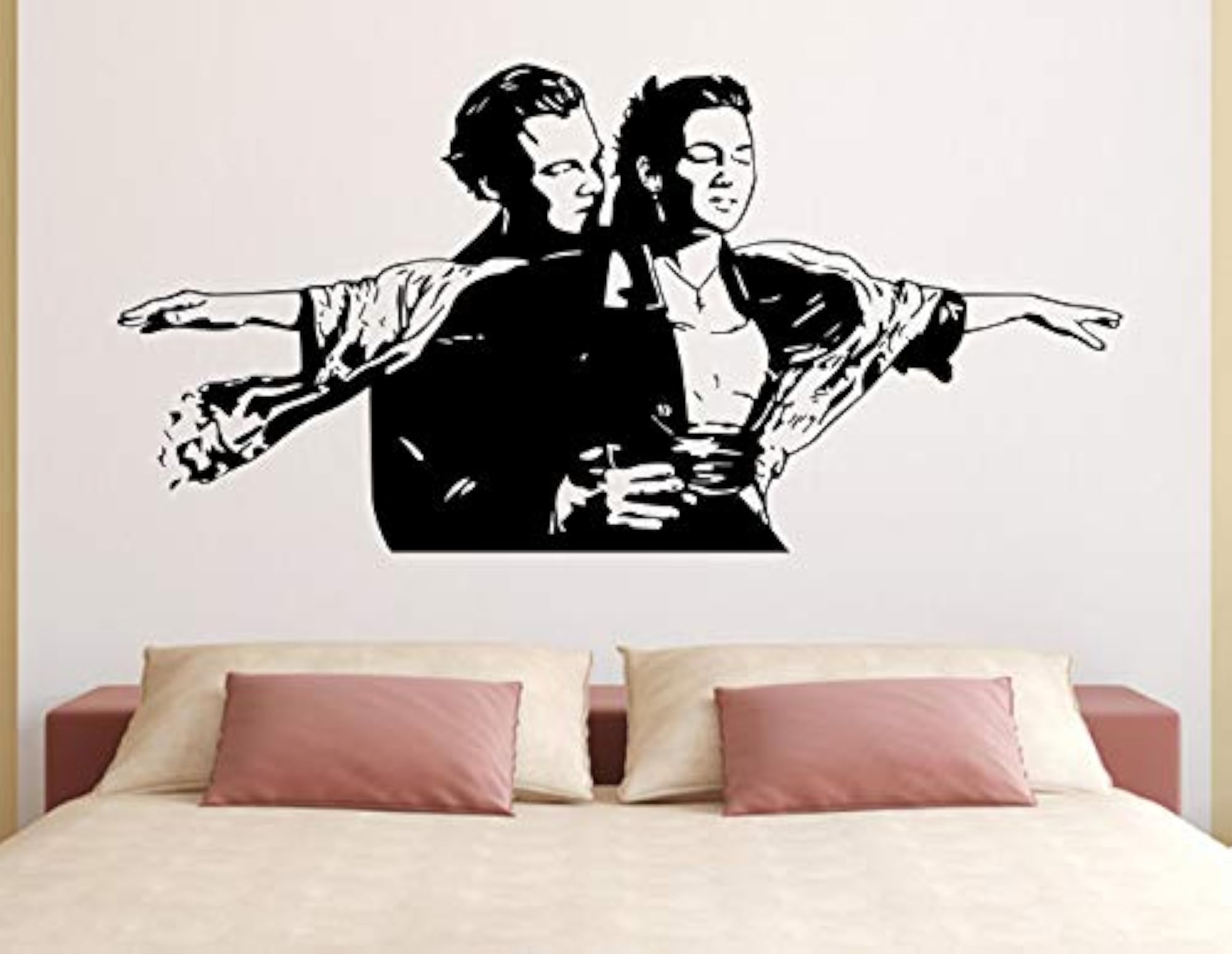 Titanic Jack & Rose Medium Vinyl Wallstickers