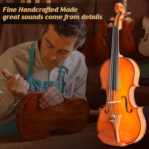 Ceciliec Cva-400 Viola, Solid Wood Viola With Case thumb #3