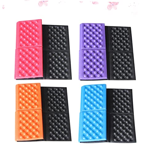 Homoyoyo 4 Piezas Colchonetas De Picnic para Yoga Colchón De Aire De Senderismo Estera a Prueba De Humedad Colchoneta De Viaje para Acampar Plataforma De Trekking Acordeón Exterior Espuma