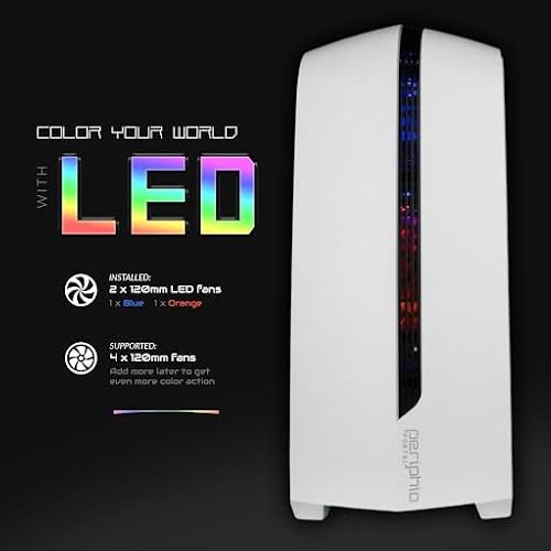 Periphio Vortex Gaming Pc Desktop Computer Tower, Intel Quad Core I5 3.2Ghz, 16Gb Ram, 120Gb Ssd 500Gb 7200 Rpm Hdd, Windows 10, Nvidia Gt1030 2Gb Graphics Card, Hdmi, Wi-Fi (Renewed) #TOP1