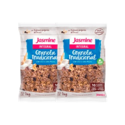 Pack de Granola Integral Tradicional Jasmine 1 Kg - 2 unidades