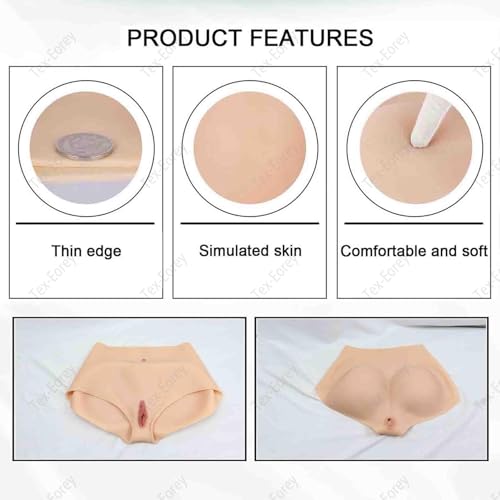 Ropa interior de piel de simulación con potenciador de glúteos discreto 4
