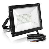 Aigostar Foco Led Exterior 50w,4500LM Foco Proyector Led,IP65 Impermeable Luz de Seguridad,Blanco Frío 6400K Floodlight Led, para Jardín, Patio,Garaje, etc.