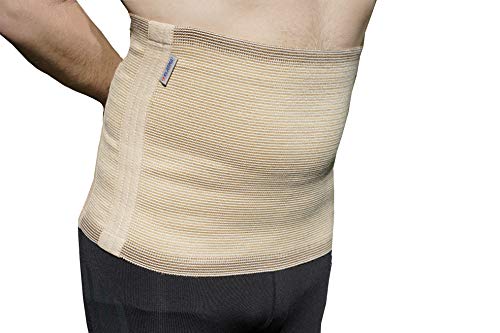Preisvergleich Produktbild Elasma Nierenwärmer für Herren und Damen - Rückenwärmer - Nierengurt - Wärmegürtel (Beige, S / 2)