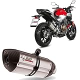 H.075.L7 MIVV Échappement sonore inox compatible avec Honda Cb 500 f 2019 2020