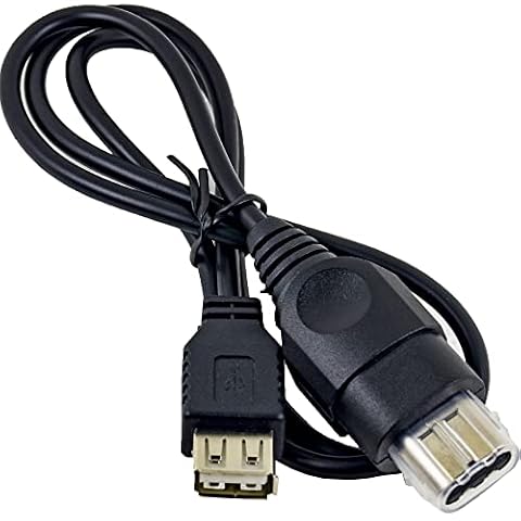 risingsaplings PC żeński kabel konwertera USB kabel do oryginalnej konsoli Xbox Gen.1 o długości około 77,5 cm (1 szt.)