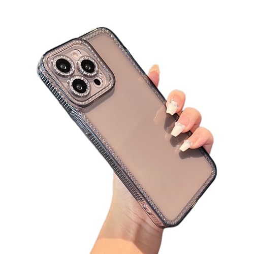 Coque silicone paillettes iPhone 15 Pro Max idée cadeau fille