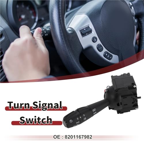 Levier clignotant Logan II commande multifonction fluide 8201167982 - 2